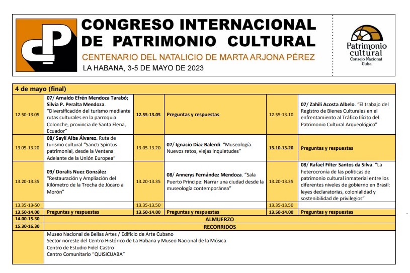 Congreso Internac Patrimonio 4mayo 2